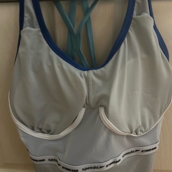 Girls Speedo Teal Strappy One Piece Swimsuit - Picture 6 of 11